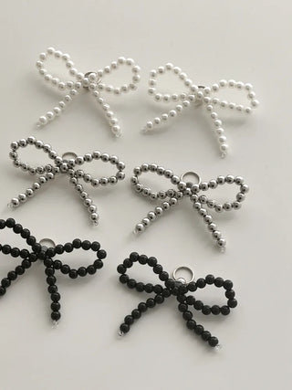 Bolly Pearl Ribbon Charm for Sneakers/Shoe Decoration