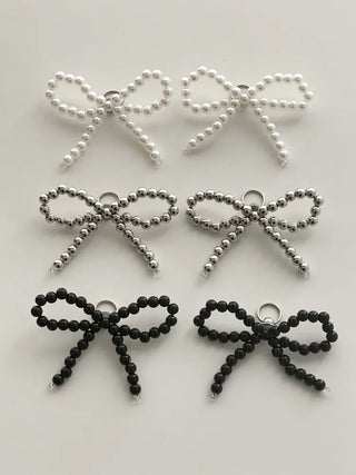 Bolly Pearl Ribbon Charm for Sneakers/Shoe Decoration