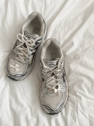 Bolly Pearl Ribbon Charm for Sneakers/Shoe Decoration