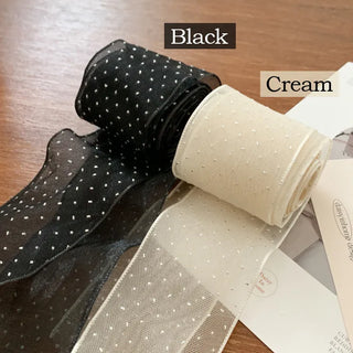 See-through Lace Long Tie Muffler Scarf Collection