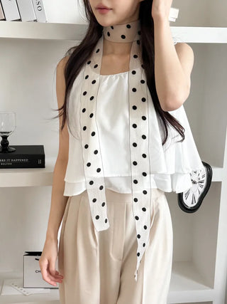 See-through Lace Long Tie Muffler Scarf Collection