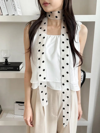 See-through Lace Long Tie Muffler Scarf Collection