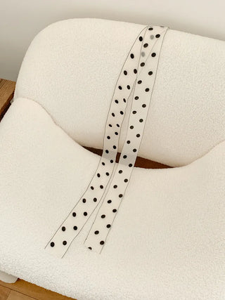 See-through Lace Long Tie Muffler Scarf Collection