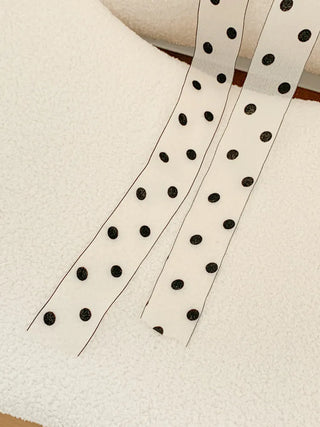 See-through Lace Long Tie Muffler Scarf Collection
