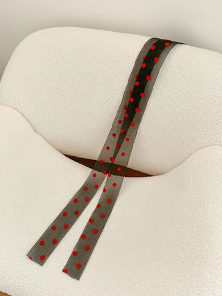 See-through Lace Long Tie Muffler Scarf Collection