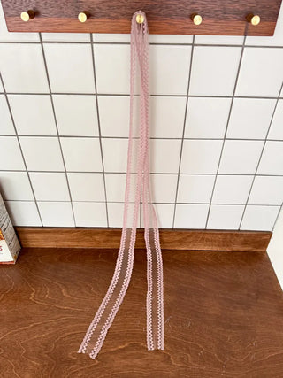 See-through Lace Long Tie Muffler Scarf Collection