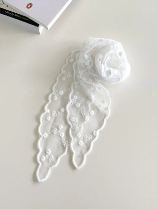 See-through Lace Long Tie Muffler Scarf Collection