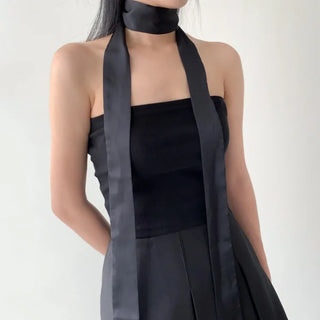 See-through Lace Long Tie Muffler Scarf Collection