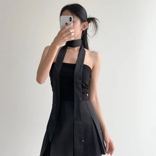 See-through Lace Long Tie Muffler Scarf Collection