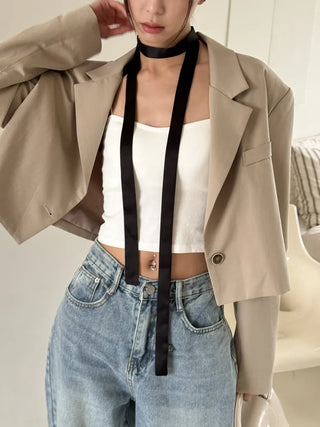See-through Lace Long Tie Muffler Scarf Collection