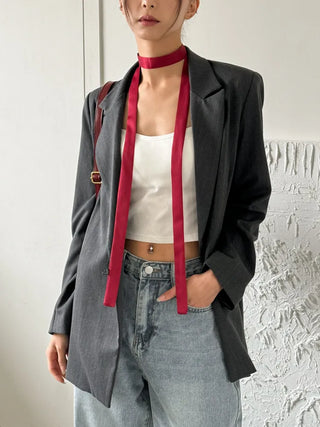 See-through Lace Long Tie Muffler Scarf Collection