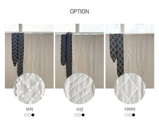 See-through Lace Long Tie Muffler Scarf Collection