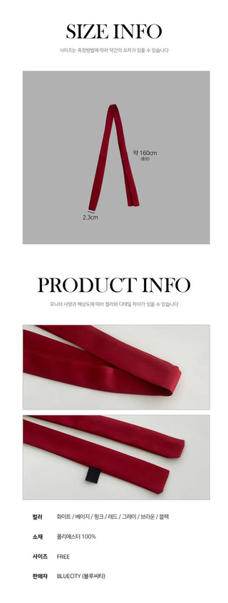 See-through Lace Long Tie Muffler Scarf Collection