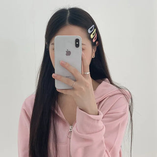 Star Snap Clip Sports Day Festival Heart Color Hairpin Set Collection