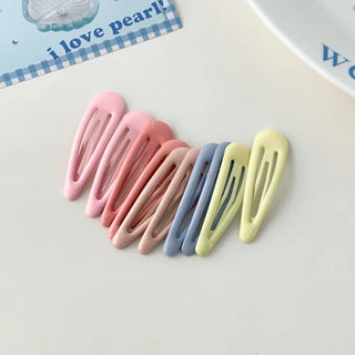 Star Snap Clip Sports Day Festival Heart Color Hairpin Set Collection