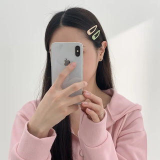 Star Snap Clip Sports Day Festival Heart Color Hairpin Set Collection