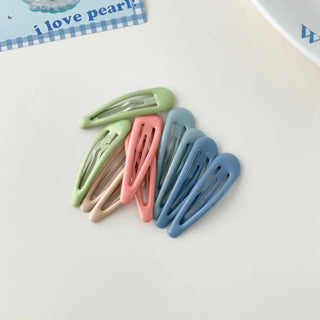 Star Snap Clip Sports Day Festival Heart Color Hairpin Set Collection