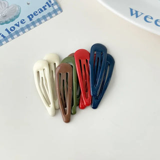Star Snap Clip Sports Day Festival Heart Color Hairpin Set Collection