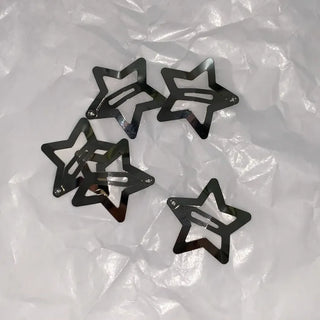 Star Snap Clip Sports Day Festival Heart Color Hairpin Set Collection