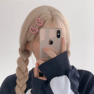 Star Snap Clip Sports Day Festival Heart Color Hairpin Set Collection