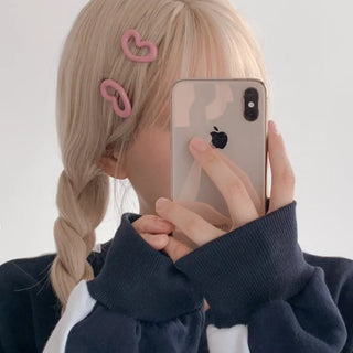 Star Snap Clip Sports Day Festival Heart Color Hairpin Set Collection