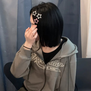 Star Snap Clip Sports Day Festival Heart Color Hairpin Set Collection