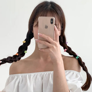 Star Snap Clip Sports Day Festival Heart Color Hairpin Set Collection