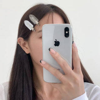 Star Snap Clip Sports Day Festival Heart Color Hairpin Set Collection