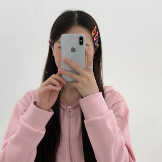 Star Snap Clip Sports Day Festival Heart Color Hairpin Set Collection