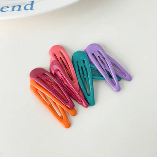 Star Snap Clip Sports Day Festival Heart Color Hairpin Set Collection