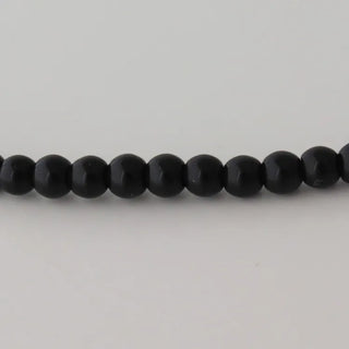 Round Red and Black Bead Gemstone Necklace Collection
