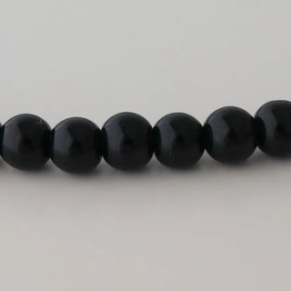 Round Red and Black Bead Gemstone Necklace Collection