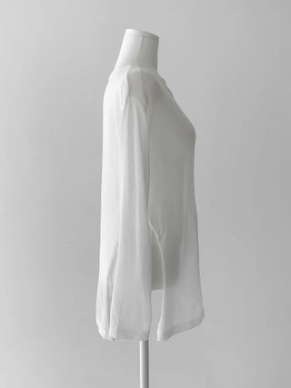 Side-Slit See-Through Anti-Slimming Knit Swimsuit Beach Cover-up