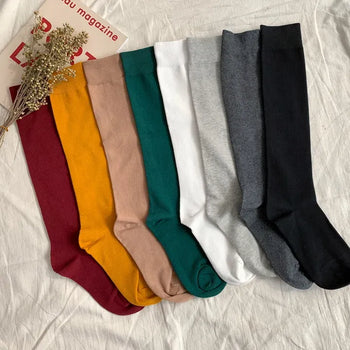 Plain Basic Knee Socks