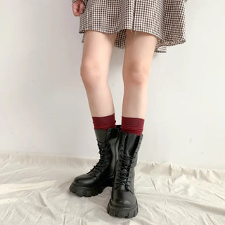 Plain Basic Knee Socks