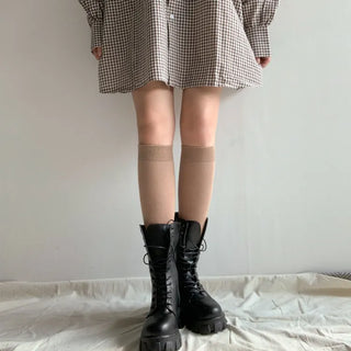 Plain Basic Knee Socks