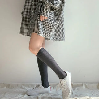 Plain Basic Knee Socks