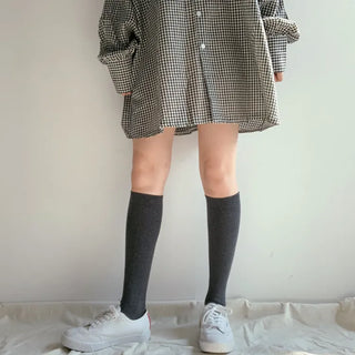 Plain Basic Knee Socks