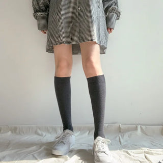 Plain Basic Knee Socks