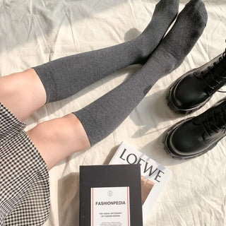 Plain Basic Knee Socks