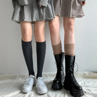 Plain Basic Knee Socks