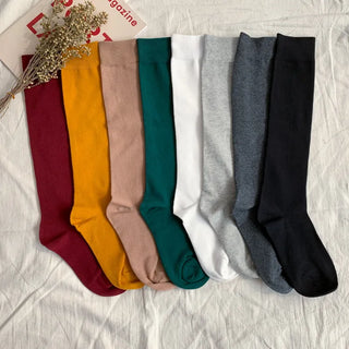Plain Basic Knee Socks