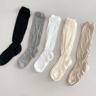 See-through Pleated Warmer Knee Socks Long Socks Collection