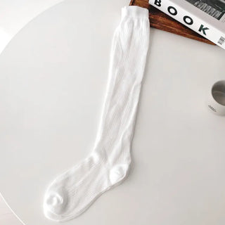See-through Pleated Warmer Knee Socks Long Socks Collection