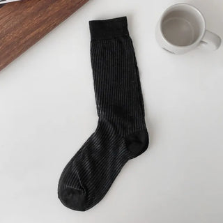 See-through Pleated Warmer Knee Socks Long Socks Collection