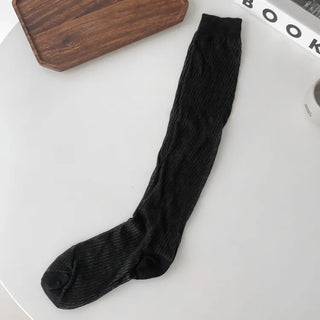 See-through Pleated Warmer Knee Socks Long Socks Collection