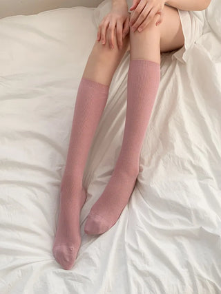 See-through Pleated Warmer Knee Socks Long Socks Collection