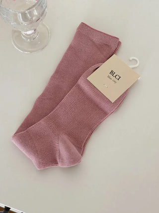 See-through Pleated Warmer Knee Socks Long Socks Collection