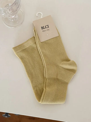 See-through Pleated Warmer Knee Socks Long Socks Collection