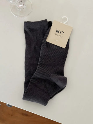 See-through Pleated Warmer Knee Socks Long Socks Collection
